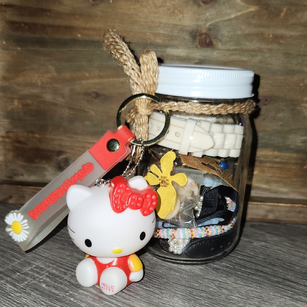 Jewelry Jar With Keychain 25$